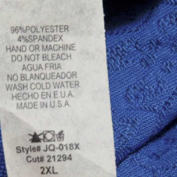 USA made, HG blue long sleeve open style long cardigan, Plus size 2X, NWT - Picture 6 of 6